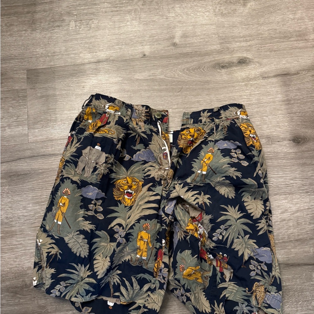 Banana Republic Safari & Travel Pleated Vintage Bermuda Shorts Men's Sz 32